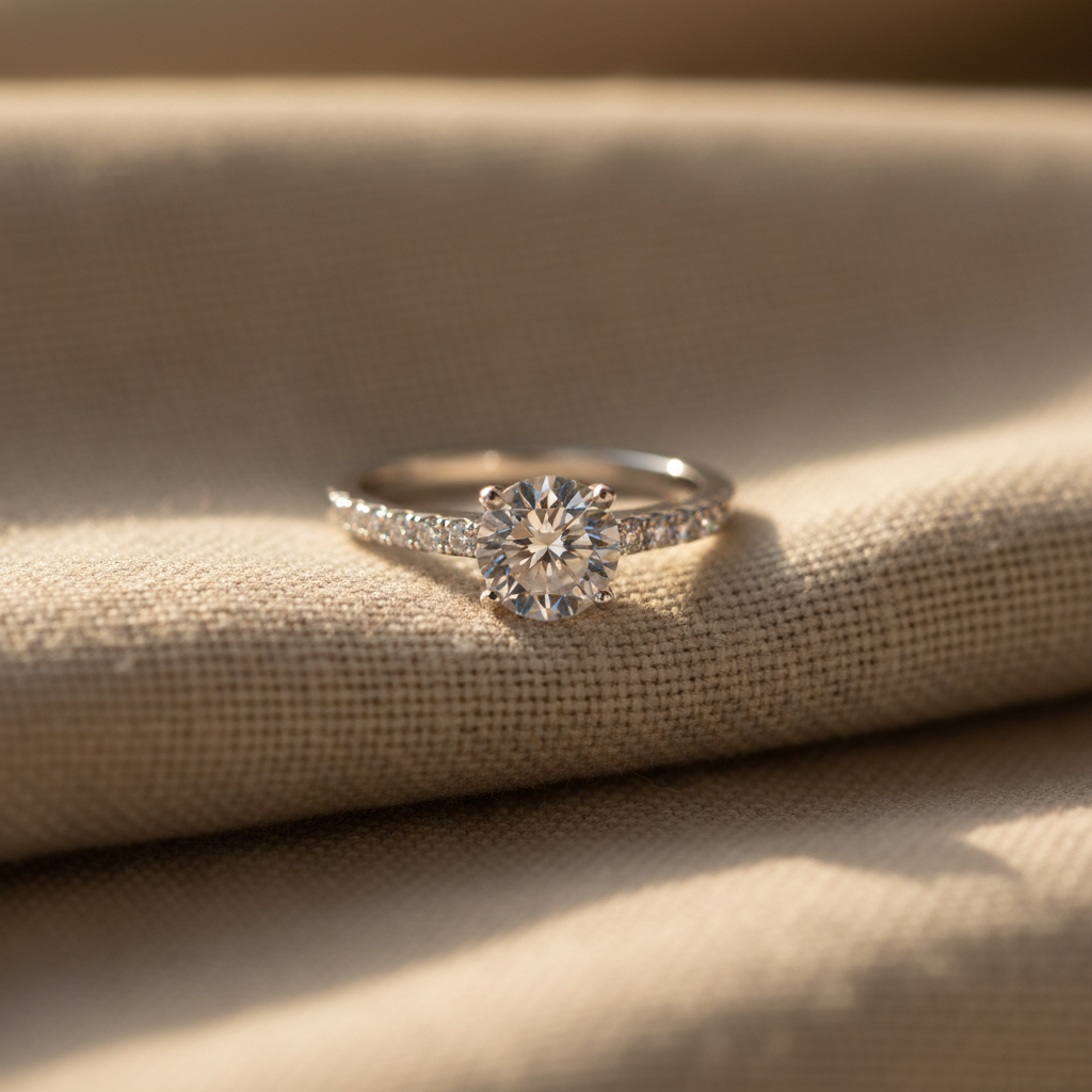 Side Stone Ring